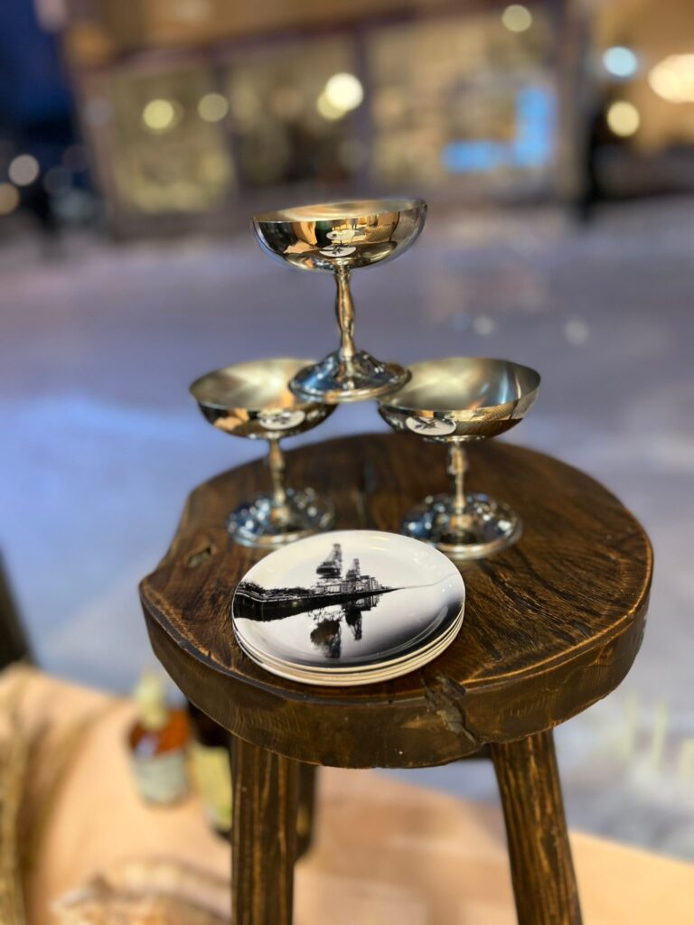 Glasunderlägg Kranarna Örnsköldsvik