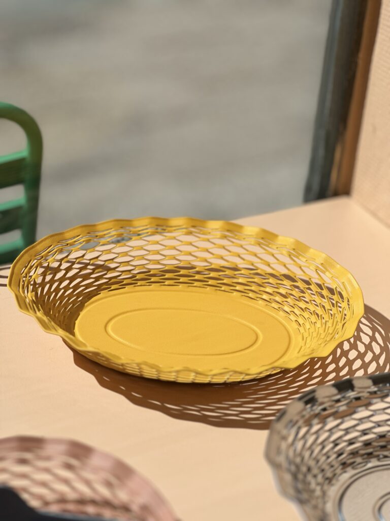 Brödkorg Gul - Rostfri Korg Roger Orfevre