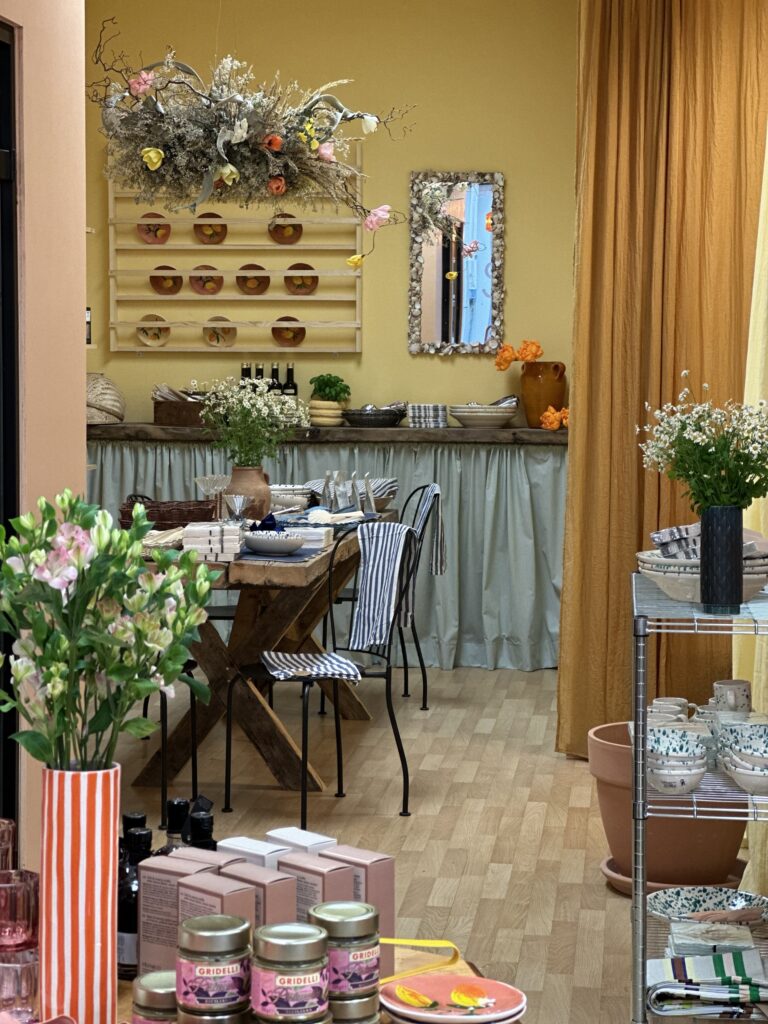 Kökshandduk Blå Vit Randig