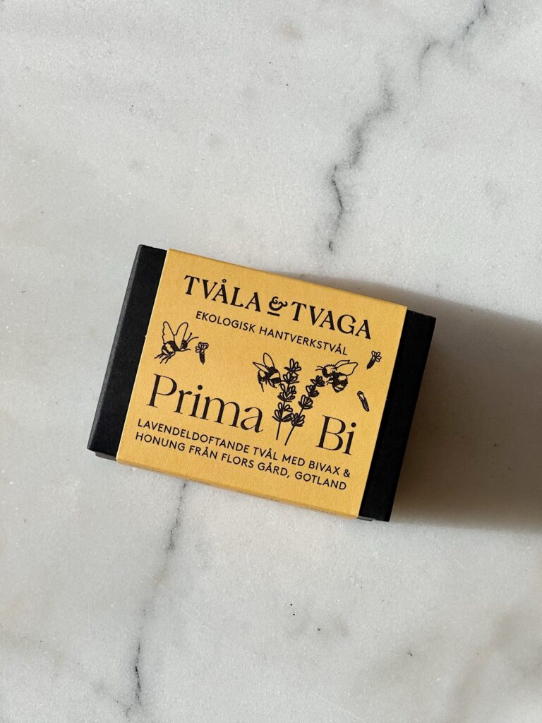 Prima Bi – Handgjord bivax-tvål från Tvåla & Tvaga - Naturlig, parfymfri & fuktgivande