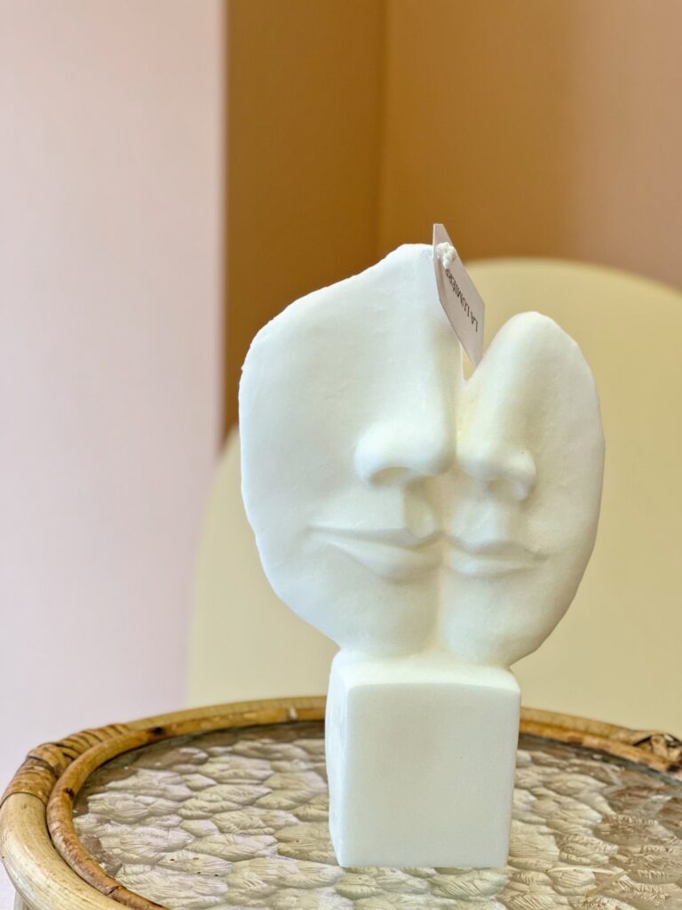 Handgjort ljus med ansikten – La Lumière