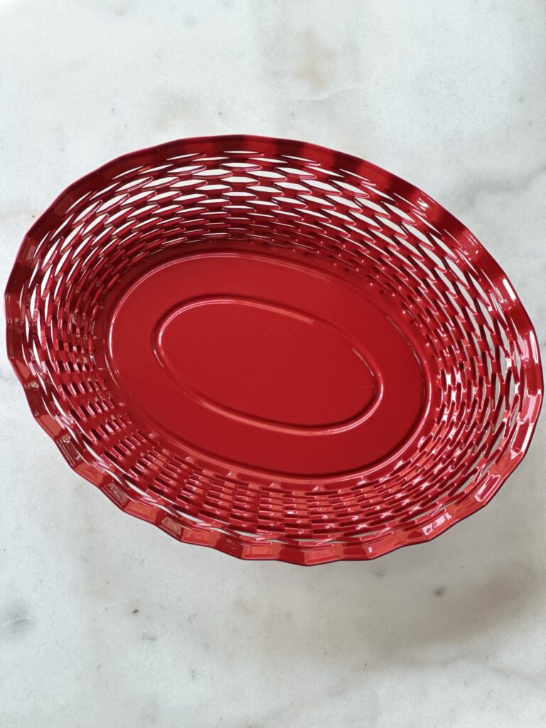 Brödkorg Röd Från Roger Orfevre