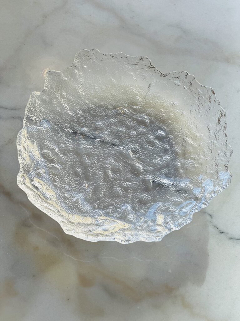 Glastallrik - Unik Ojämn Form