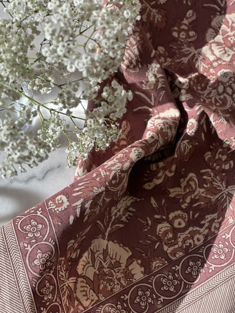 Kökshandduk - Vinröd